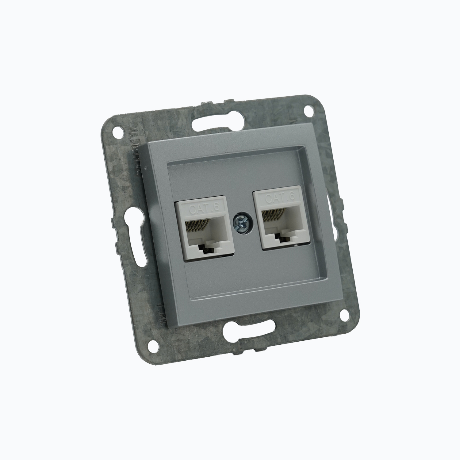 Розетка Компьютерная двойная (2xRj45 Cat 6)