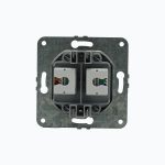 Double telephone socket (2xRj45 Cat 6)