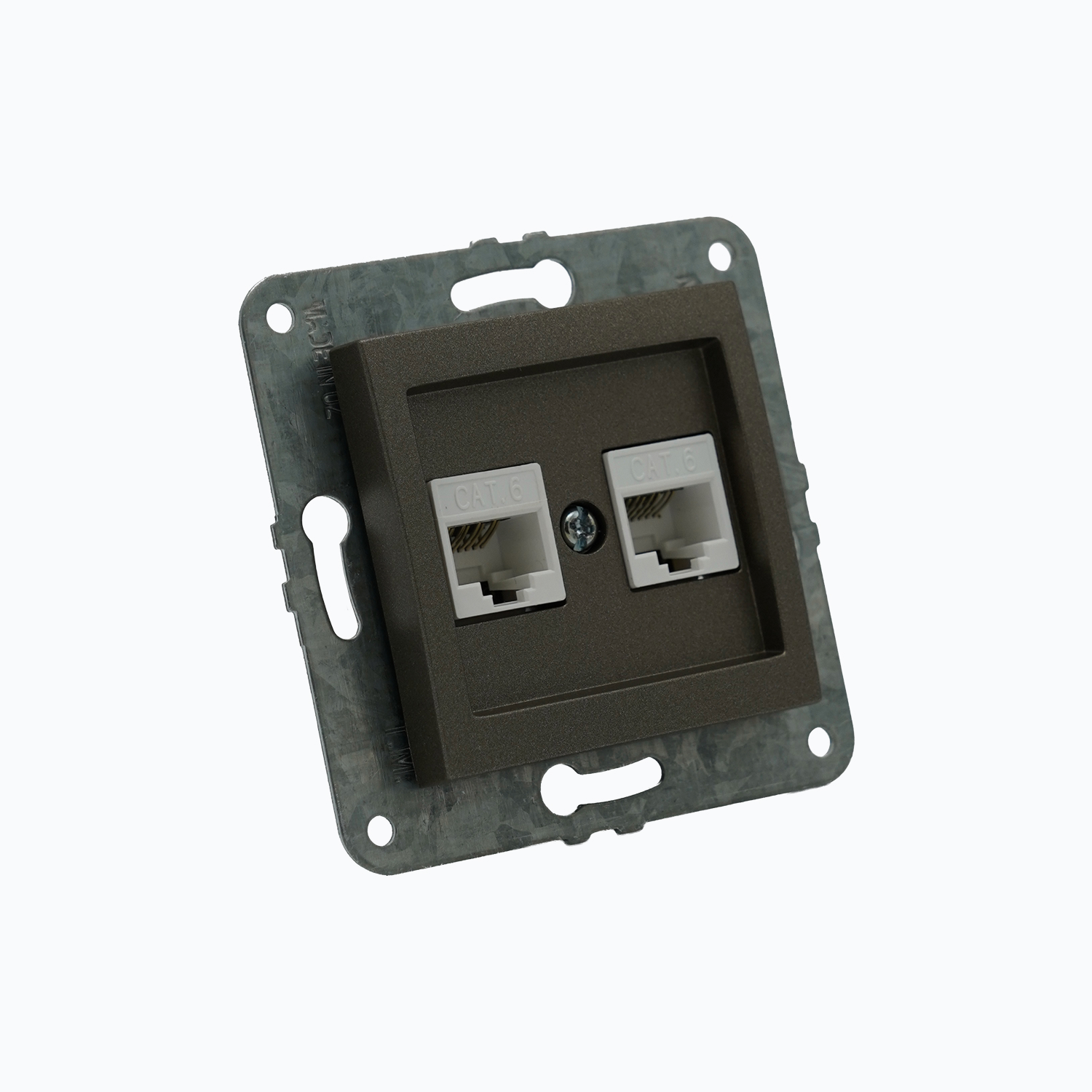 Розетка Компьютерная двойная (2xRj45 Cat 6)