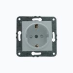 Розетка с заземлением и защитными шторками 16A, 250 V