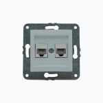 Розетка Компьютерная двойная (2xRj45 Cat 6)