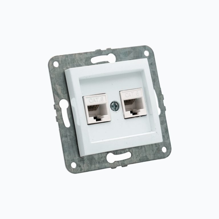 Double computer socket (2xRj45 Cat 6)