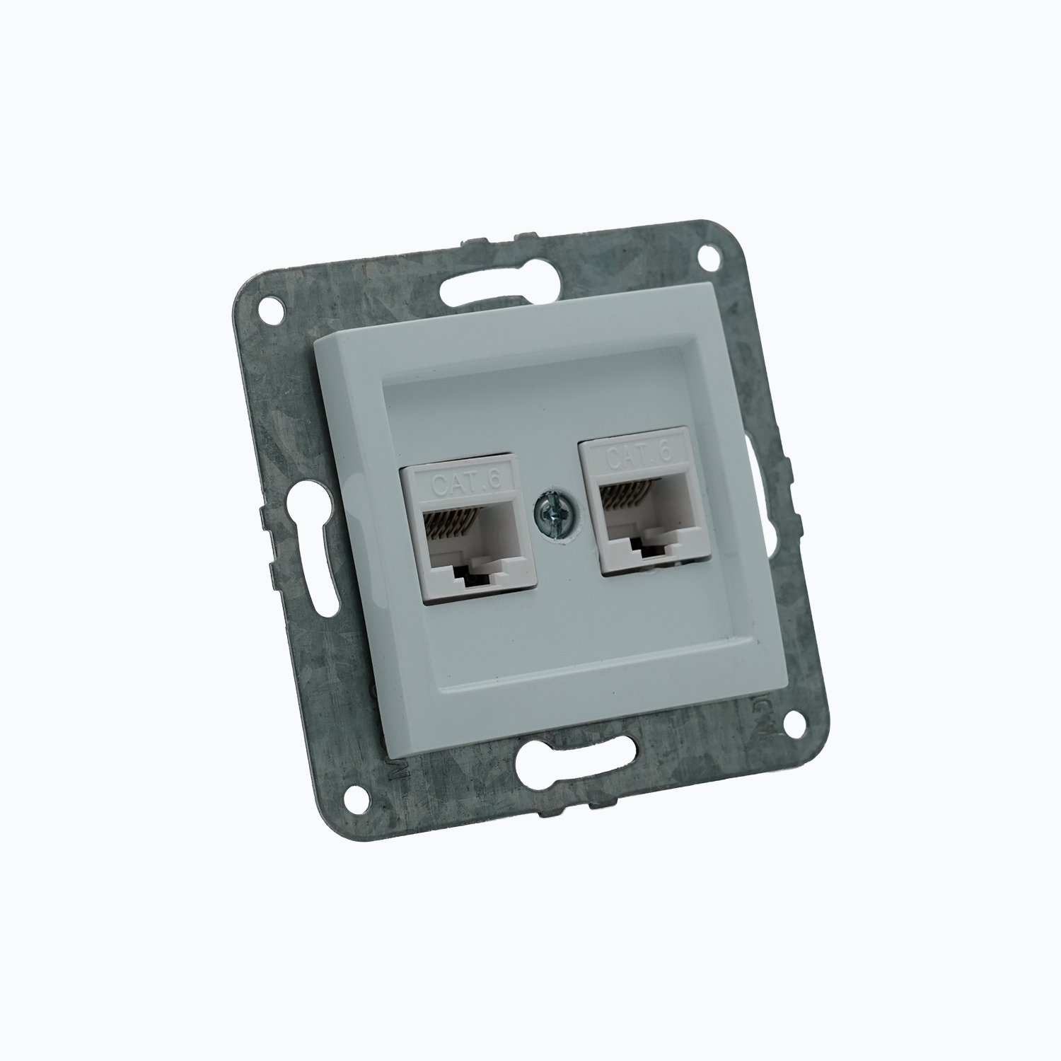 Розетка Компьютерная двойная (2xRj45 Cat 6)