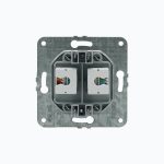Ikki portli kompyuter rozetkasi (2xRj45 Cat 6)