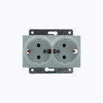 Розетка двойная без заземления 10A, 250 V