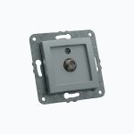Satellite outlet with F connector