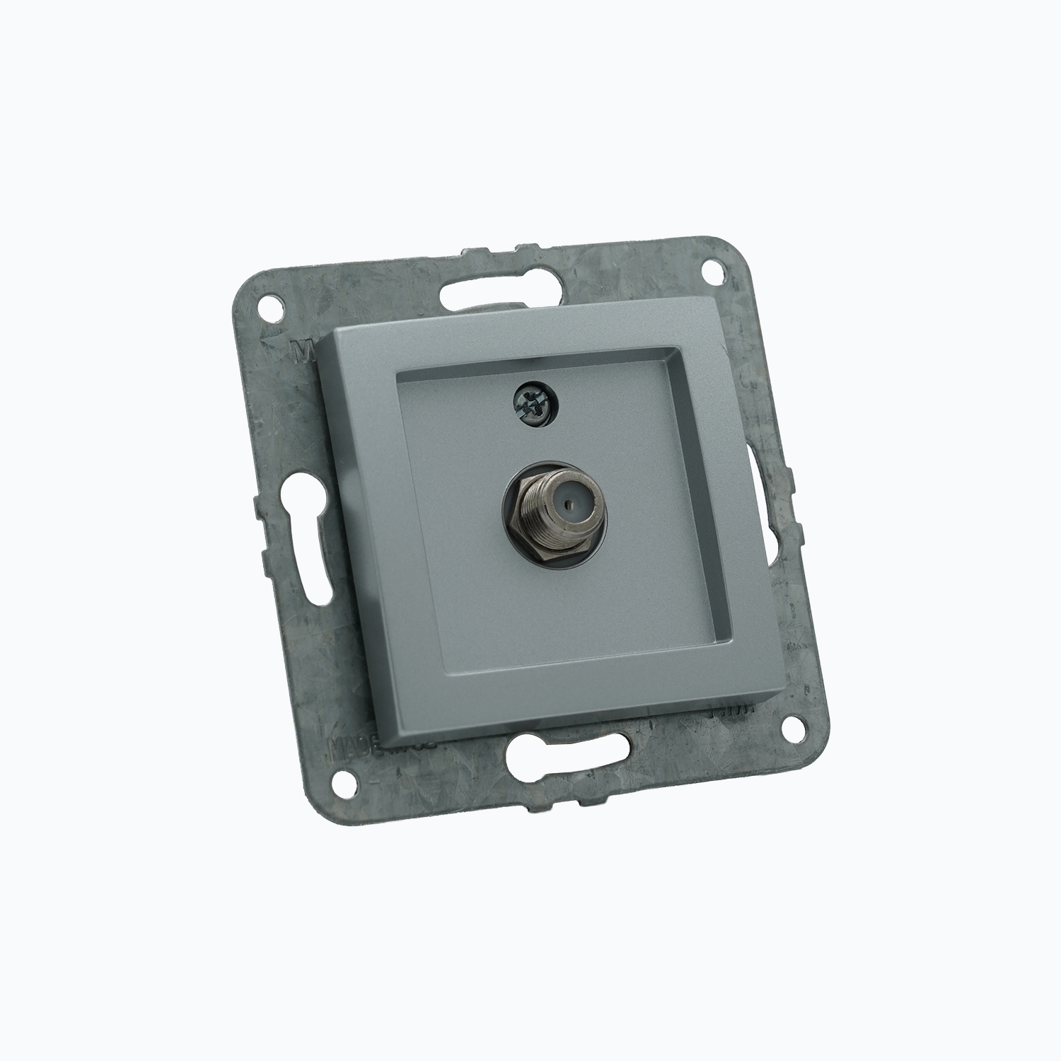 Satellite outlet with F connector