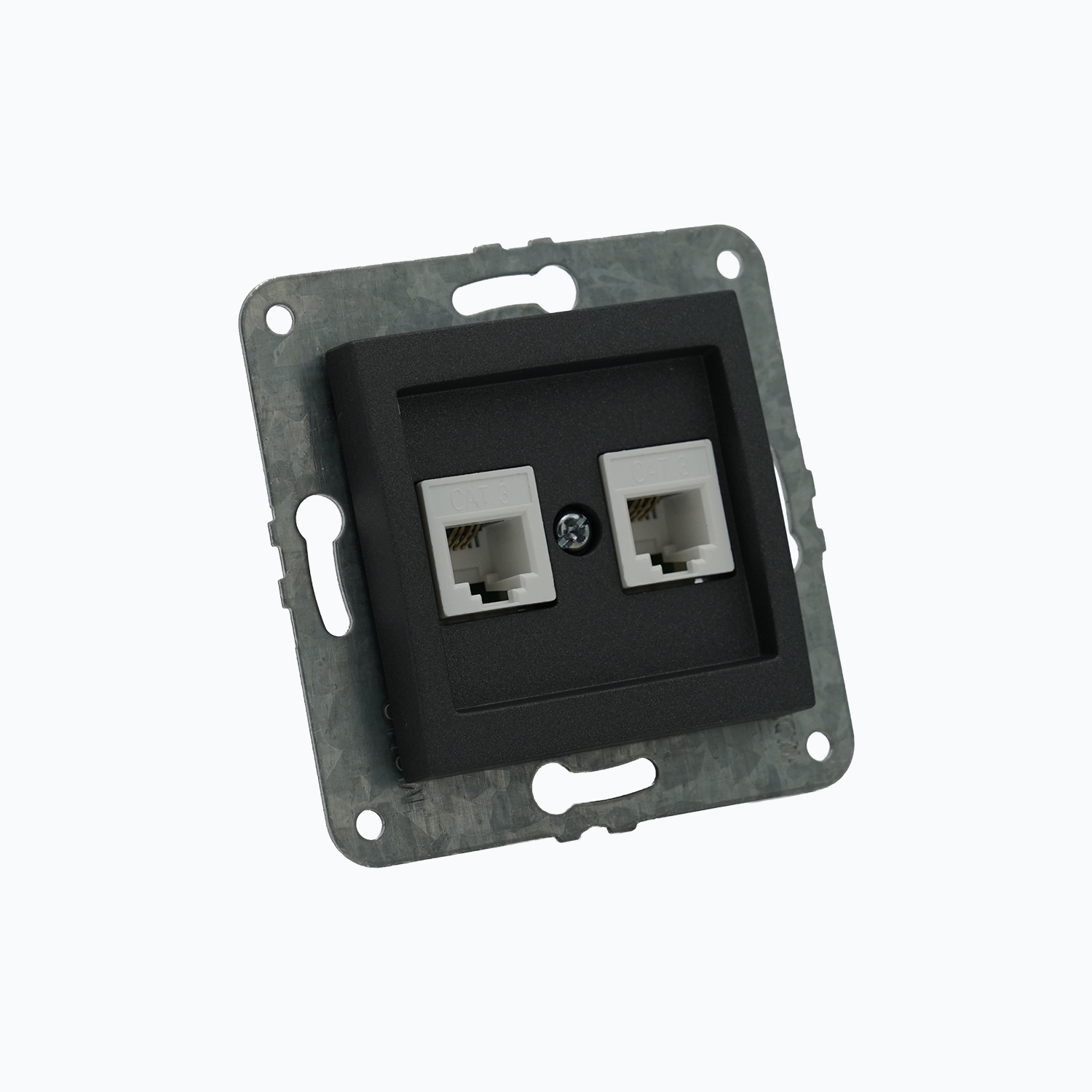 Double telephone socket (2xRj45 Cat 3)