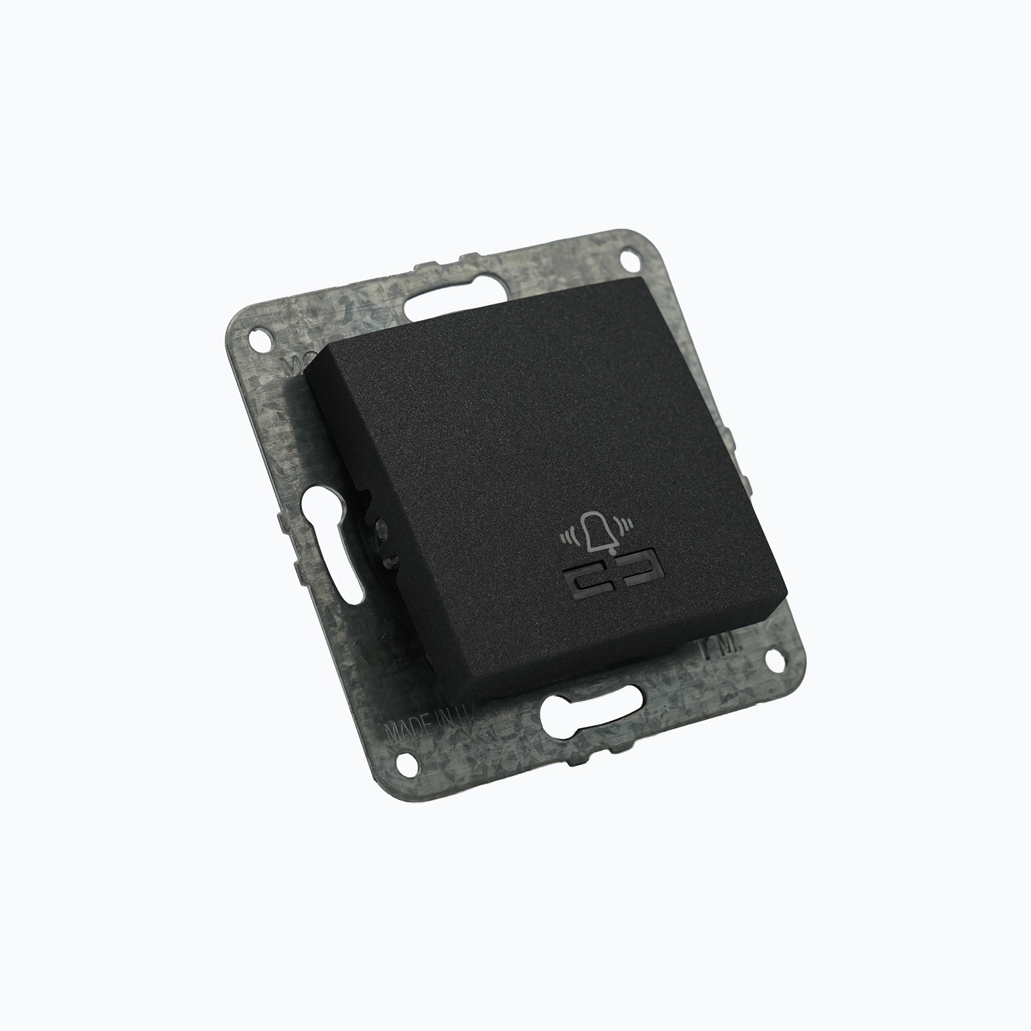 Выключатель кнопка звонка с подсветкой 10AX, 250 V