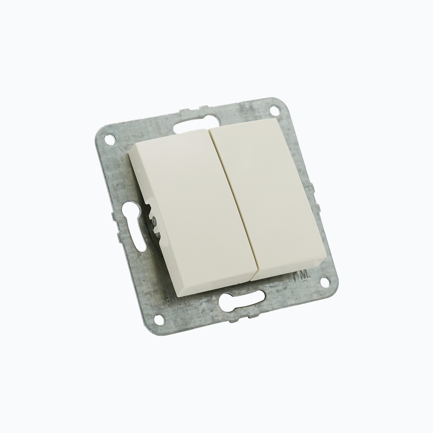 Ikki klavishali kalit 10AX, 250 V