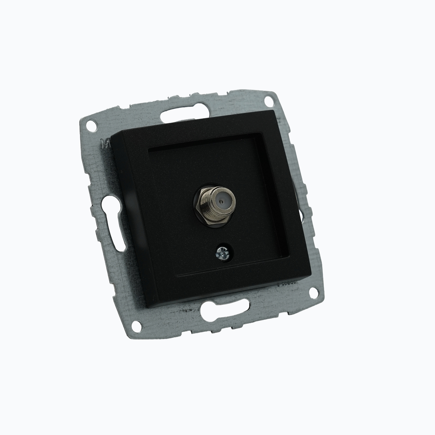 Satellite outlet with F connector