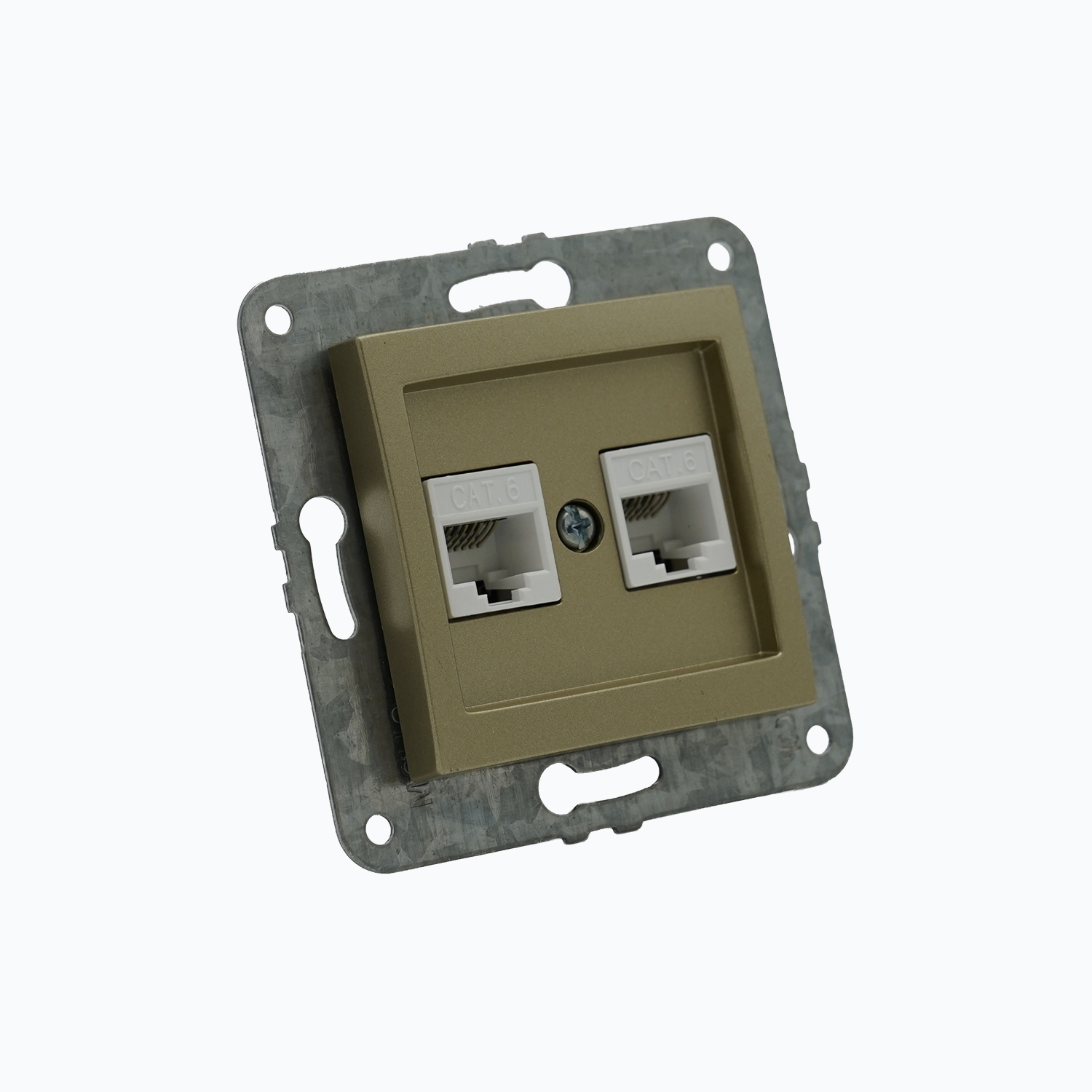 Розетка Компьютерная двойная (2xRj45 Cat 6)