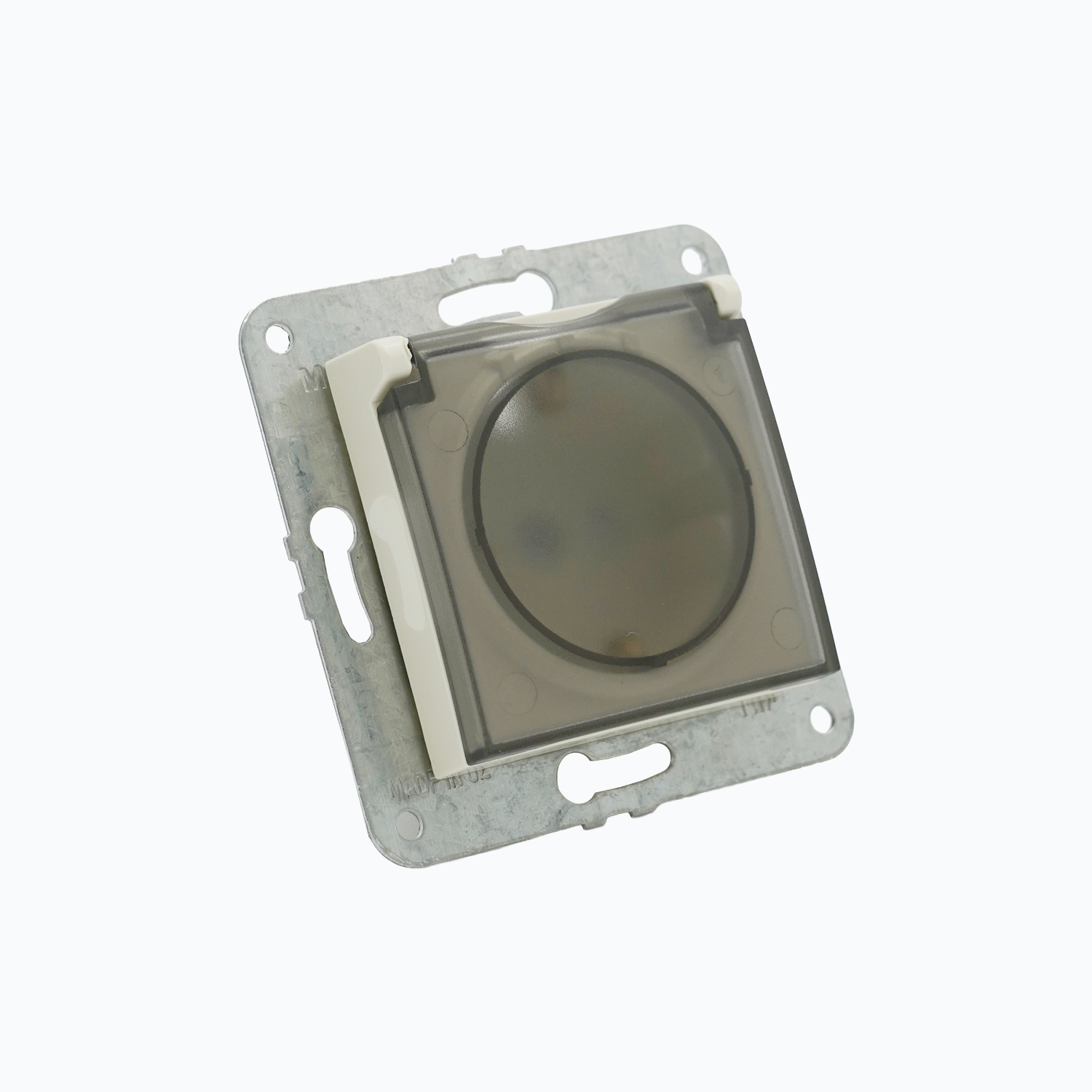Розетка с заземлением, крышкой и защитными шторками 16A, 250 V