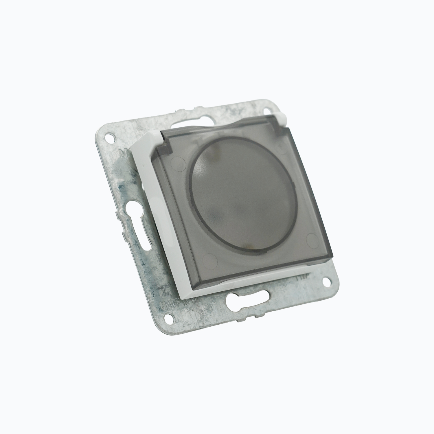 Розетка с заземлением, крышкой и защитными шторками 16A, 250 V