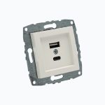 L-D Роз С USB+Type Заряд  Двойная М+К