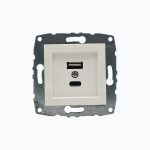 L-D Роз С USB+Type Заряд  Двойная М+К