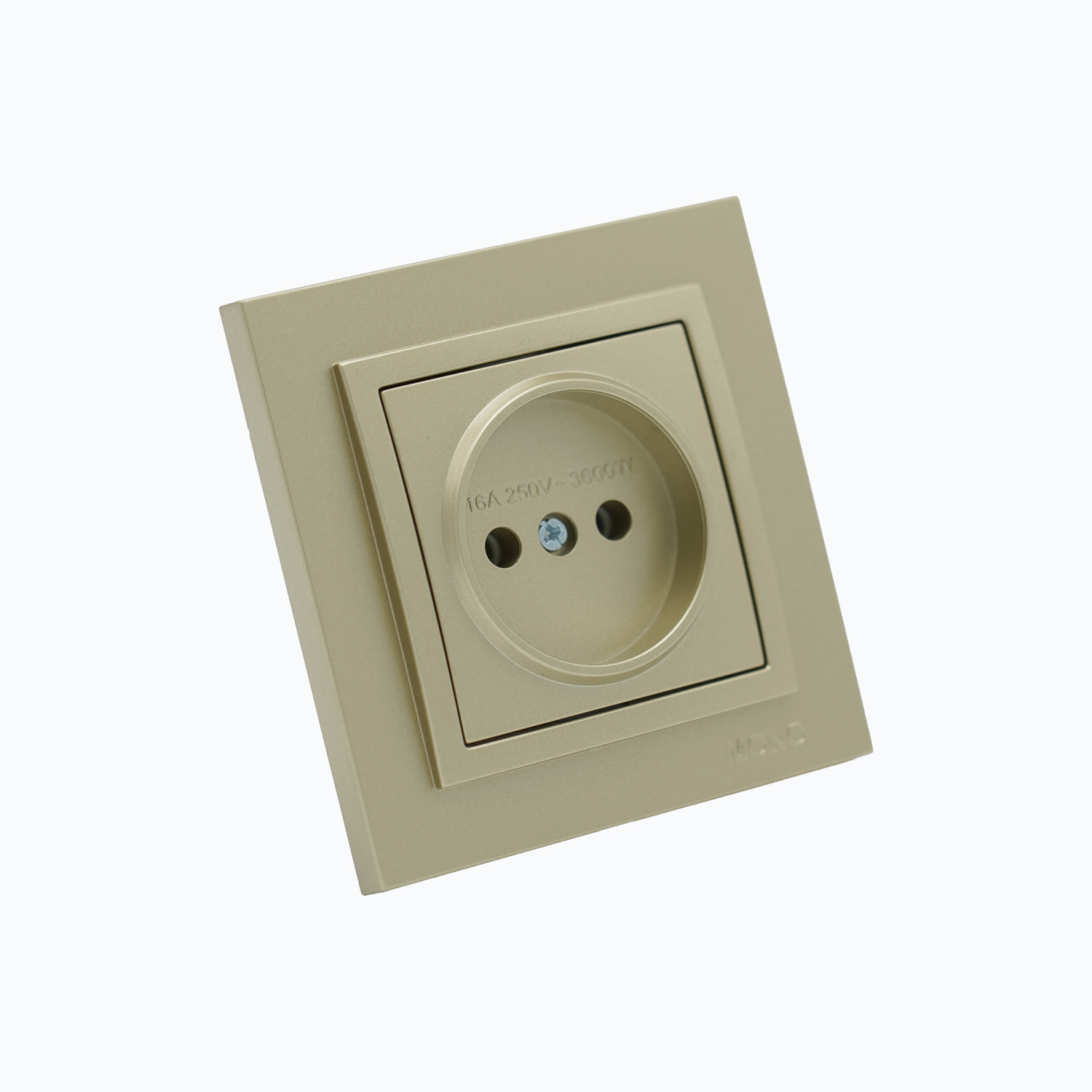 Power socket without grounding, 16A, 250V
