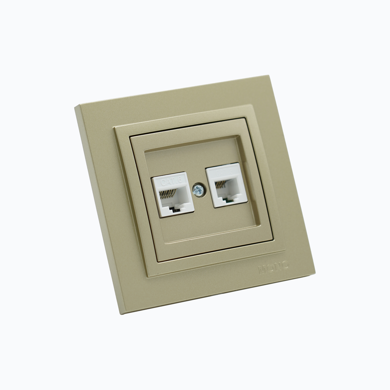 Computer + Telephone socket (RJ45 Cat 6 + RJ45 Cat 3)