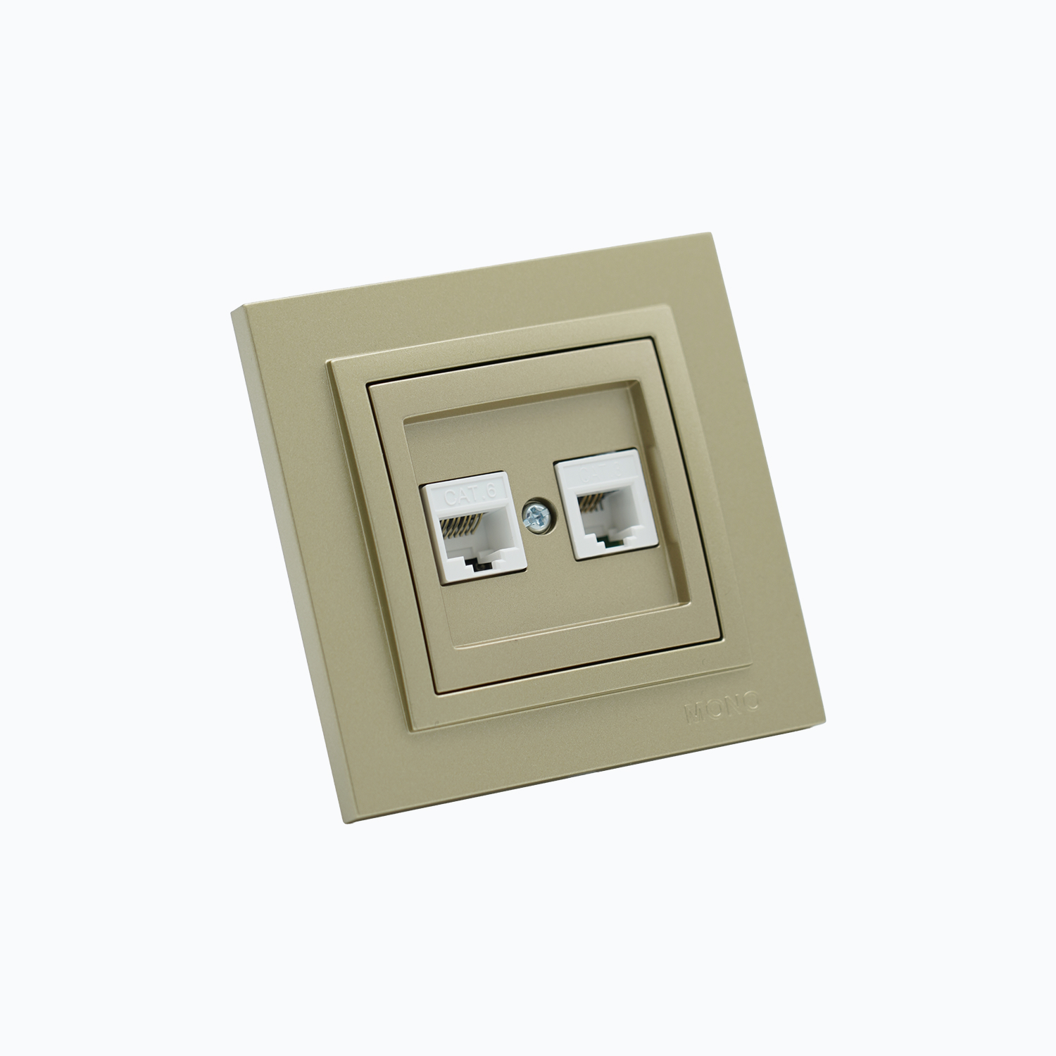 Kompyuter + telefon rozetkasi (RJ45 Cat 6 + RJ45 Cat 3)