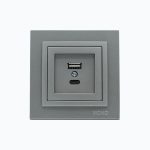 Double L-D Socket, USB + Type-C, M+K