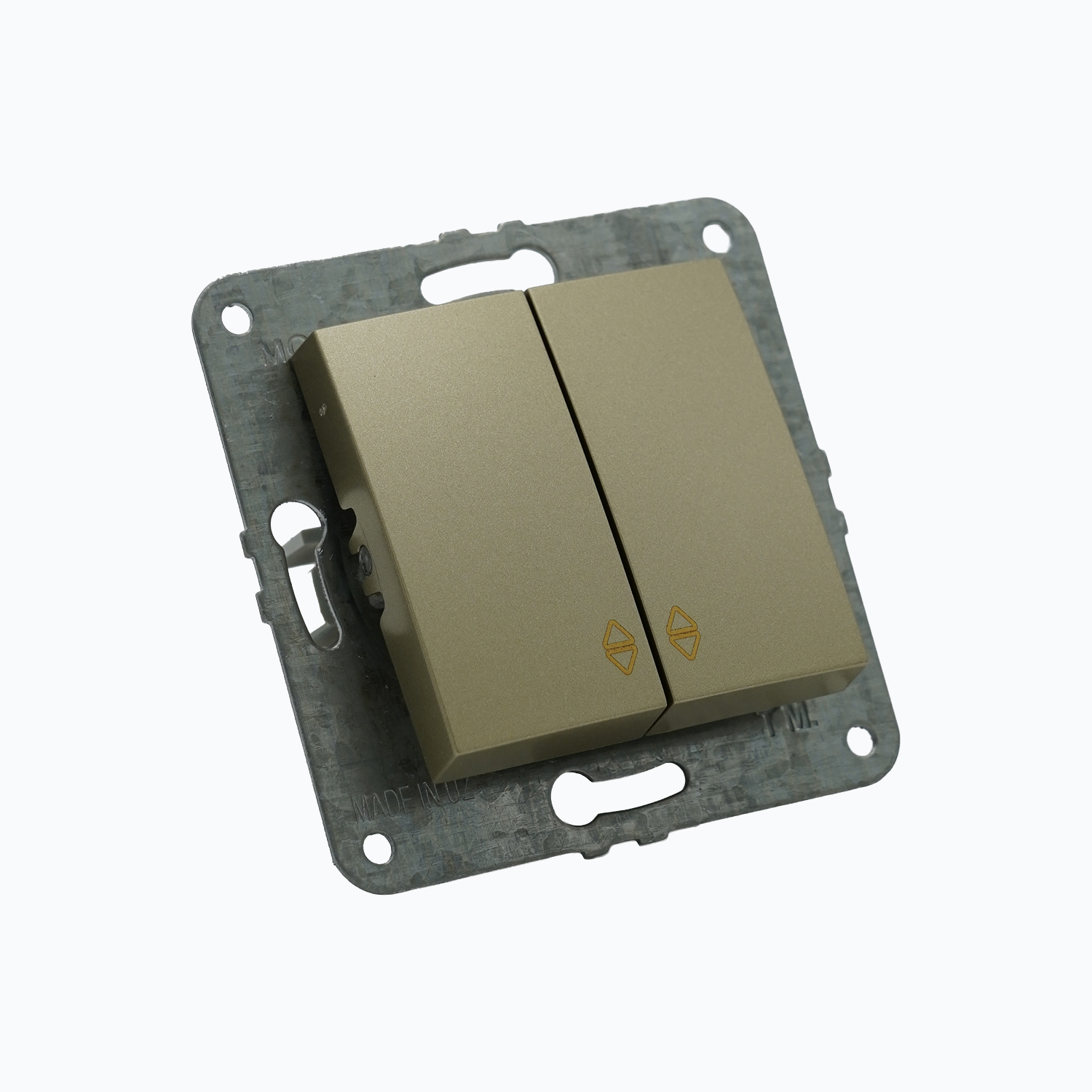 Two-gang two-way switch 10AX, 250 V