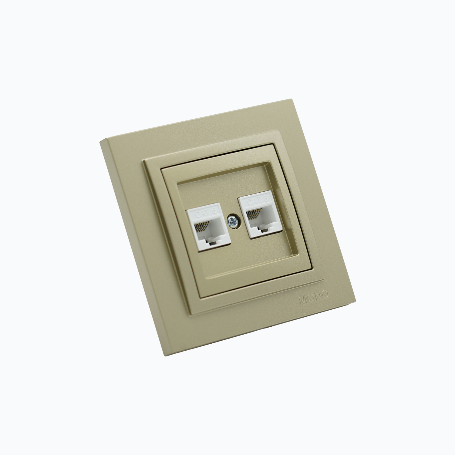Double computer socket (2×RJ45, Cat 6)