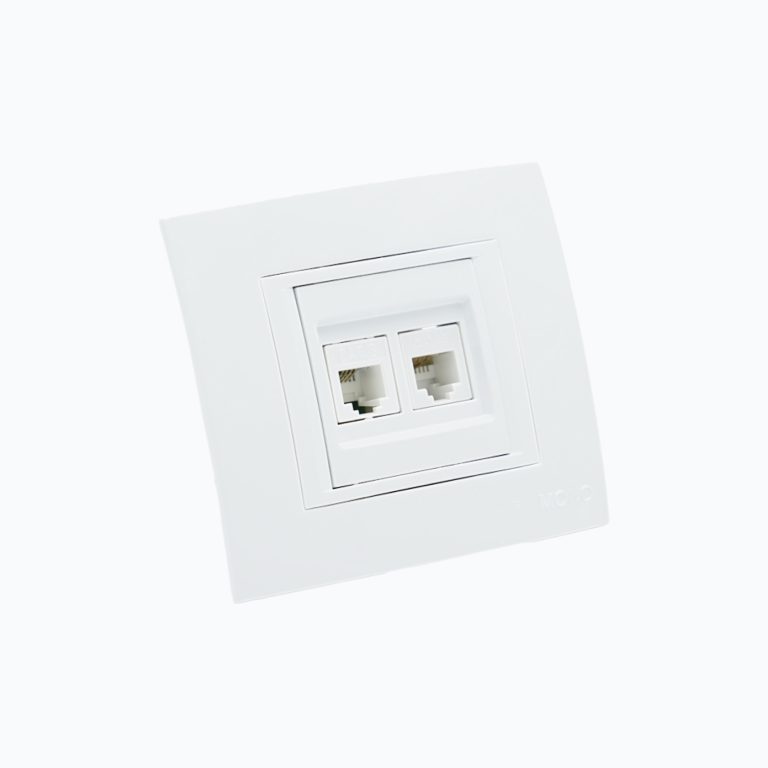 Розетка Телефонная двойная  (2xRj45 Cat 3)