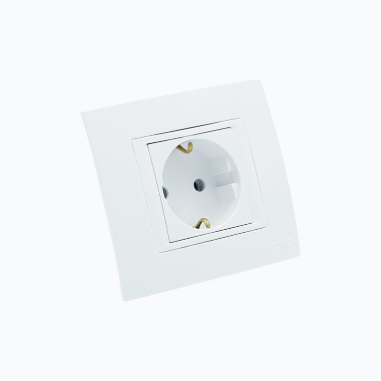 Yerga ulash kontaktli rozetka 16A, 250 V