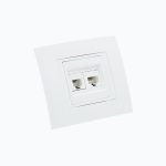 Computer + Telephone socket  (Rj45 C at 6 +Rj45 Cat 3 )