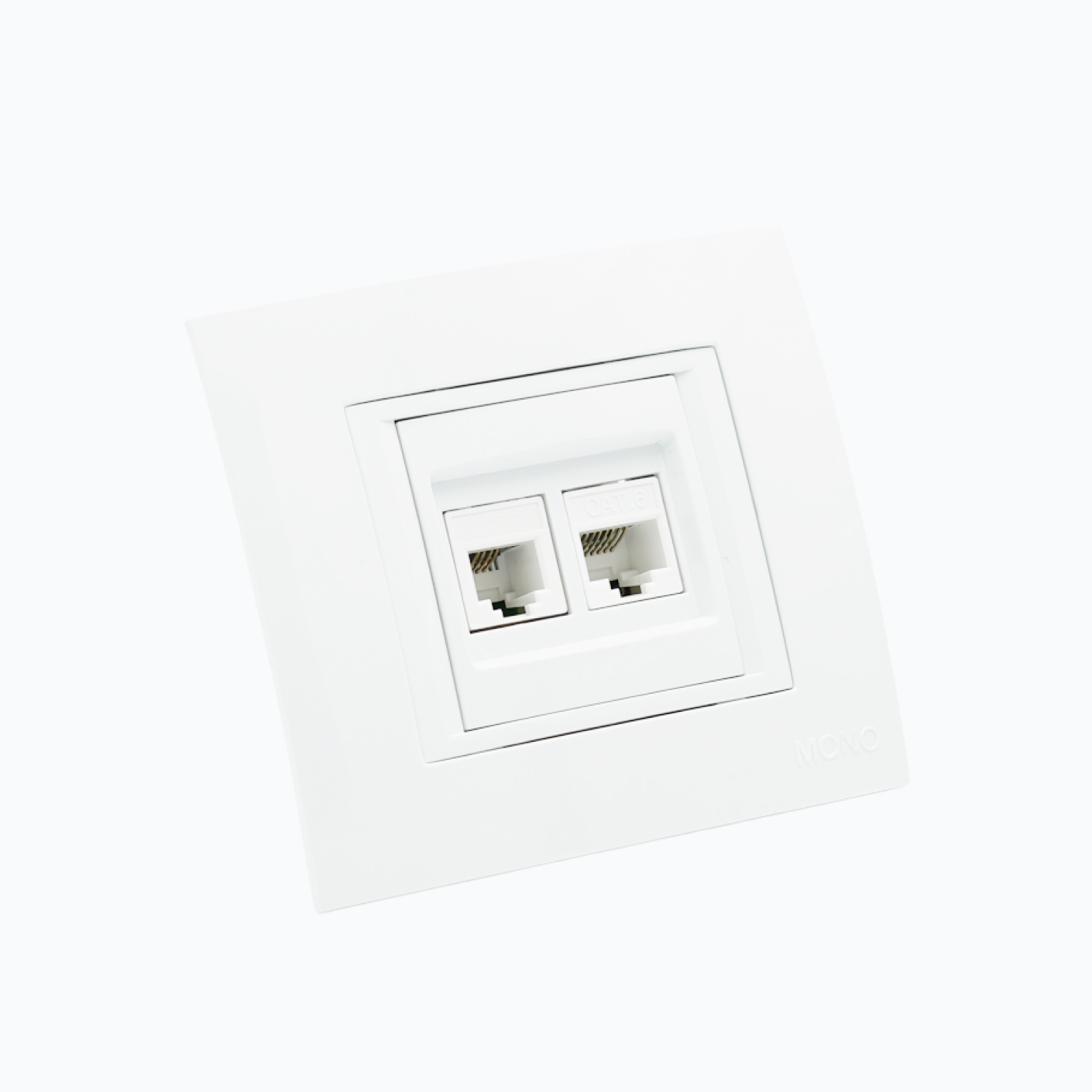 Розетка Компьютер + Телефон  (Rj45 C at 6 +Rj45 Cat 3 )
