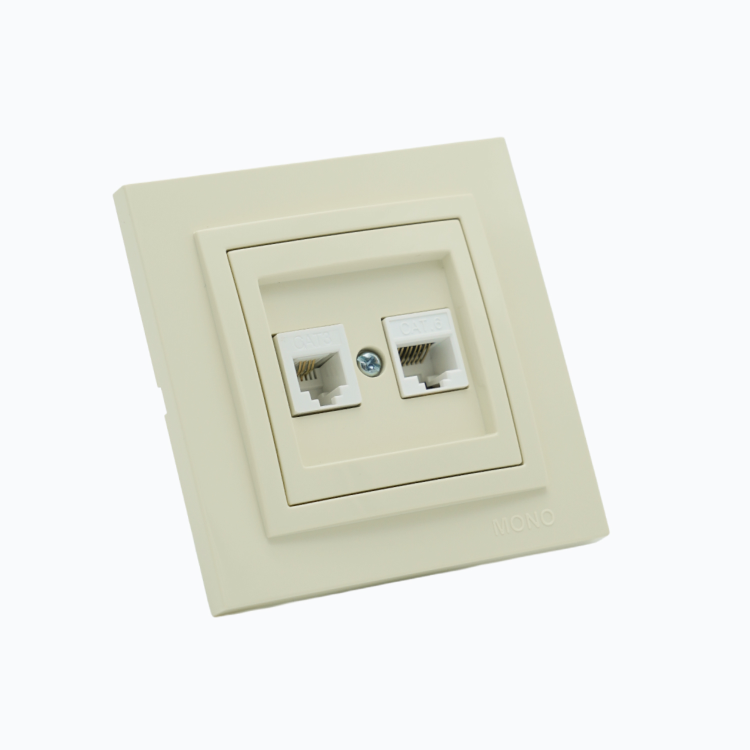 Computer + Telephone socket  (Rj45 C at 6 +Rj45 Cat 3 )