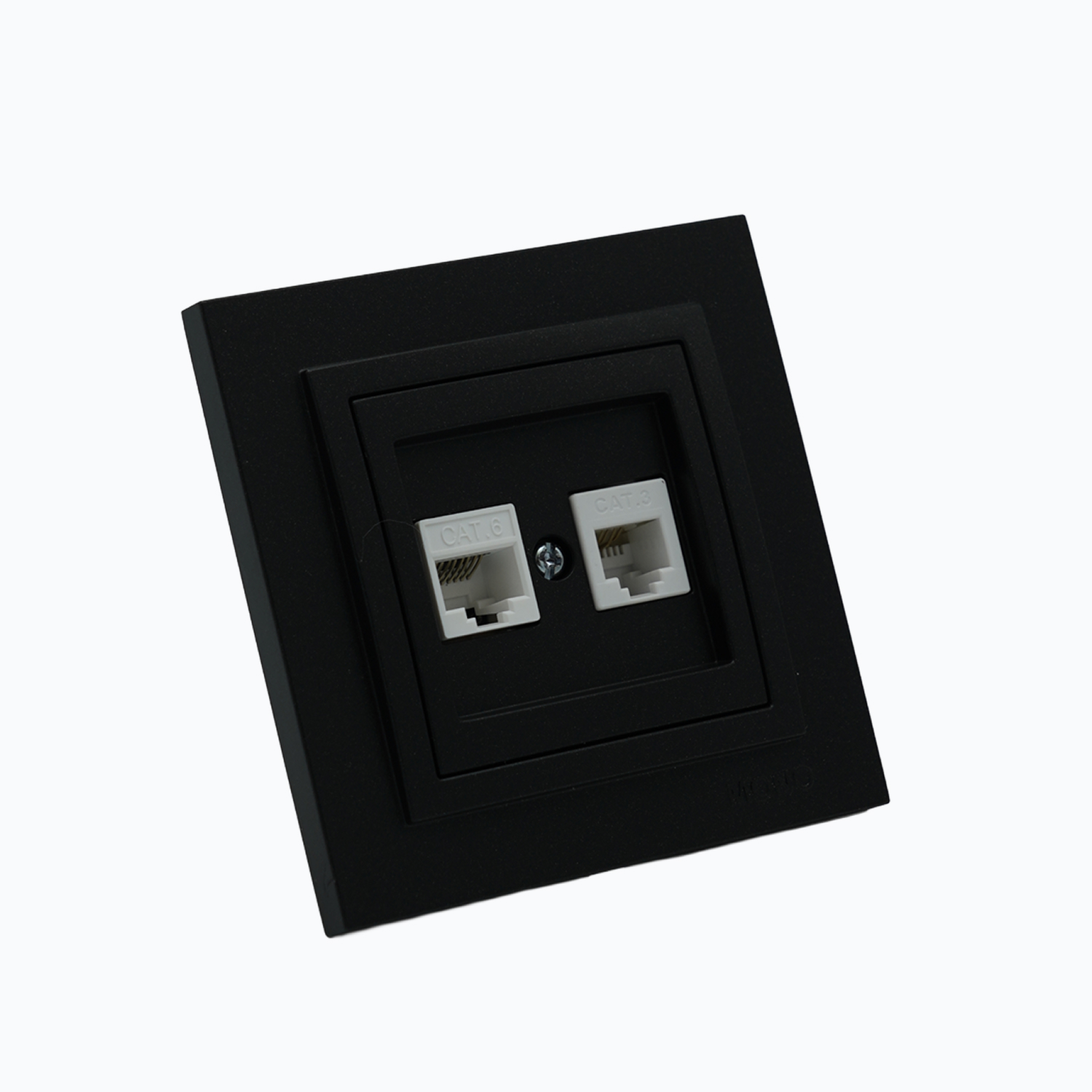 Computer + Telephone socket (RJ45 Cat 6 + RJ45 Cat 3)