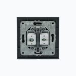 Розетка Телефонная двойная  (2xRj45 Cat 3)
