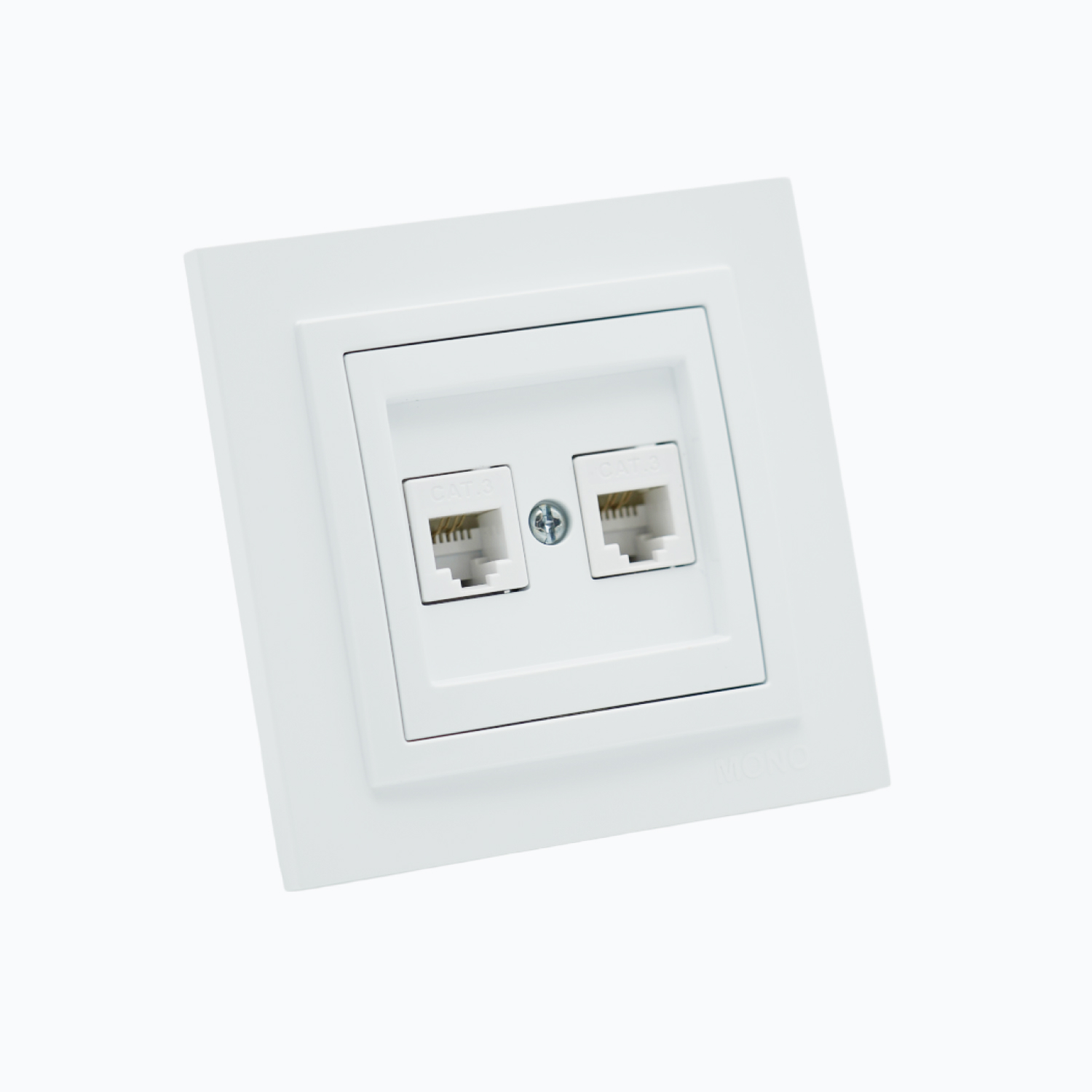 Розетка Телефонная двойная  (2xRj45 Cat 3)