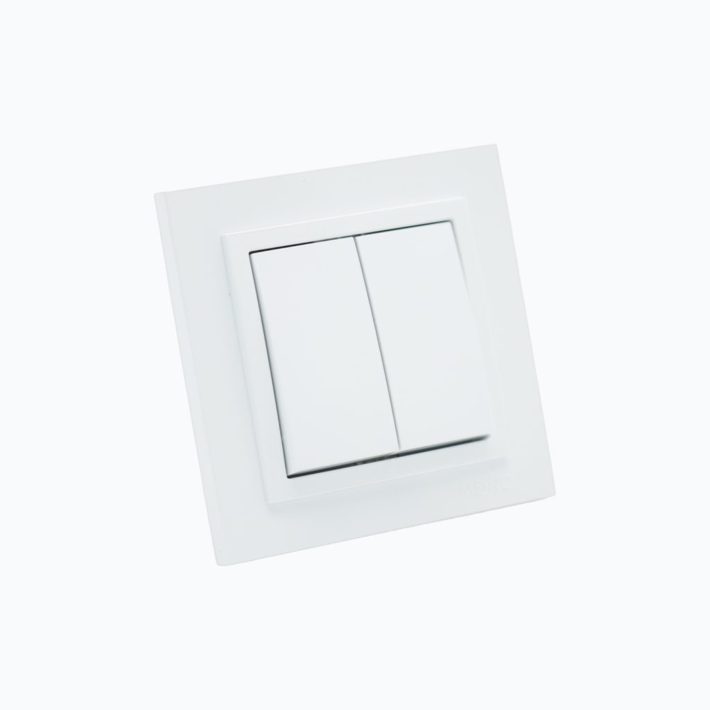 Two-gang switch 10AX, 250 V