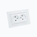 Розетка двойная без заземления 10A, 250 V