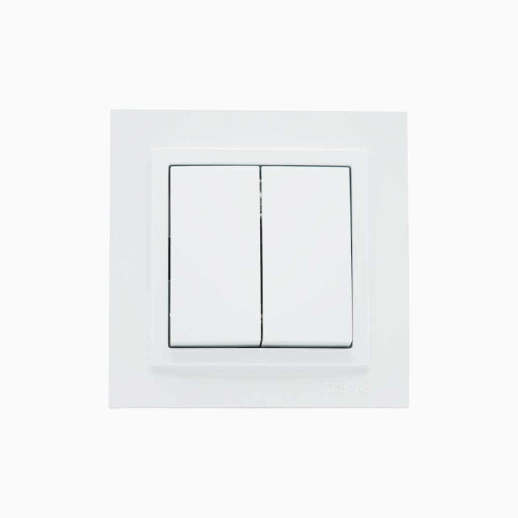 Ikki klavishali kalit 10AX, 250 V
