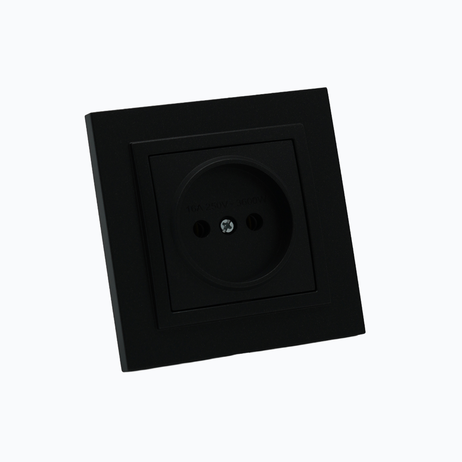 Power socket without grounding, 16A, 250V