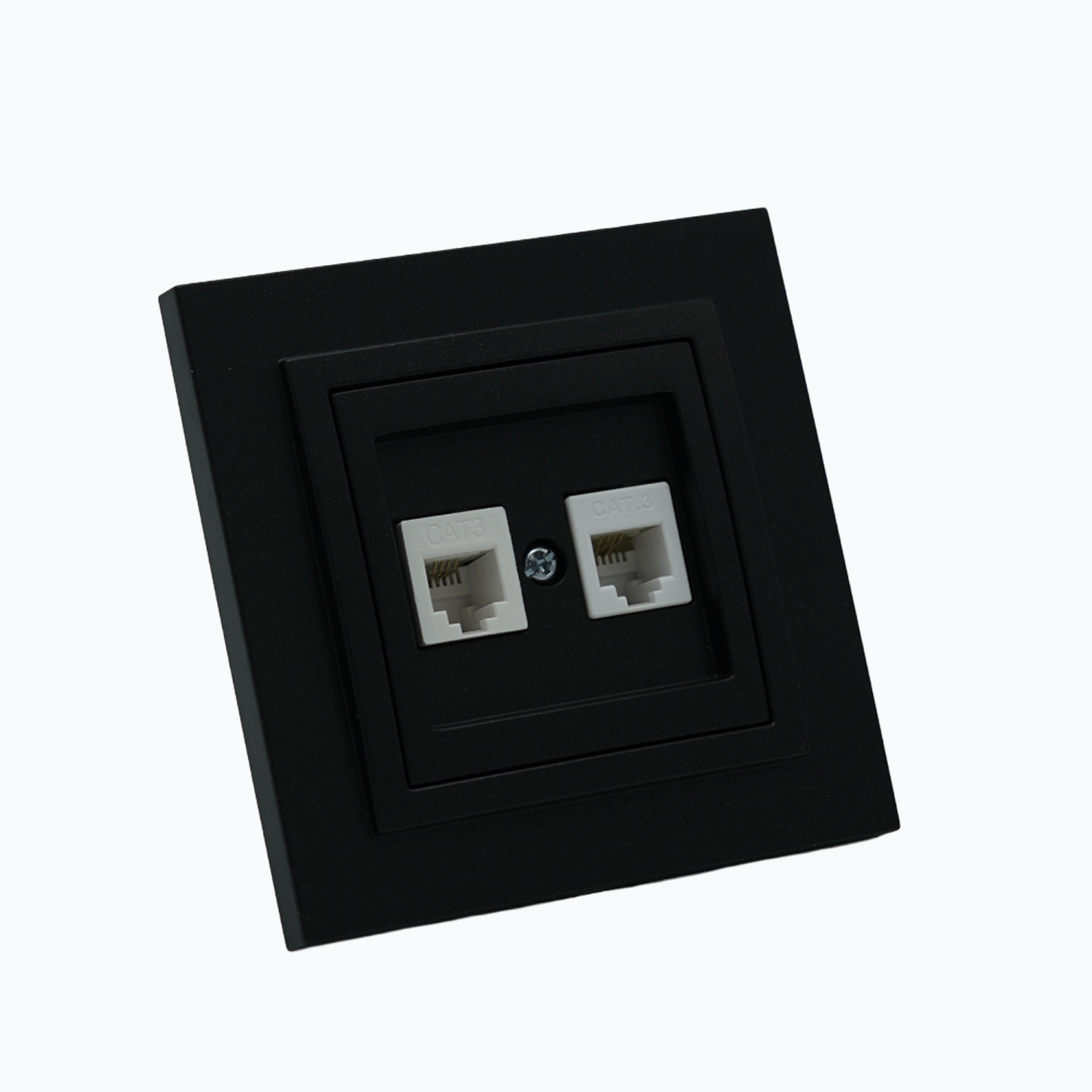 Розетка Телефонная двойная  (2xRj45 Cat 3)