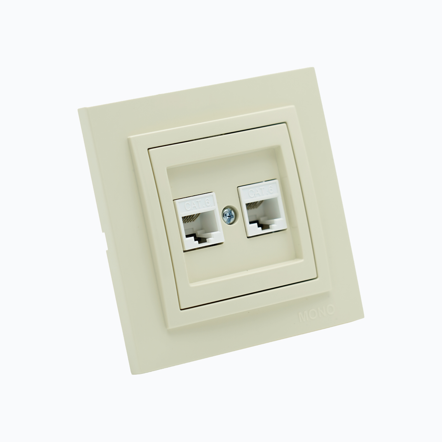 Ikki portli kompyuter rozetkasi  (2xRj45 Cat 6)