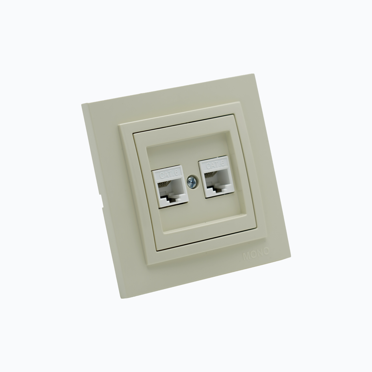 Double computer socket  (2xRj45 Cat 6)
