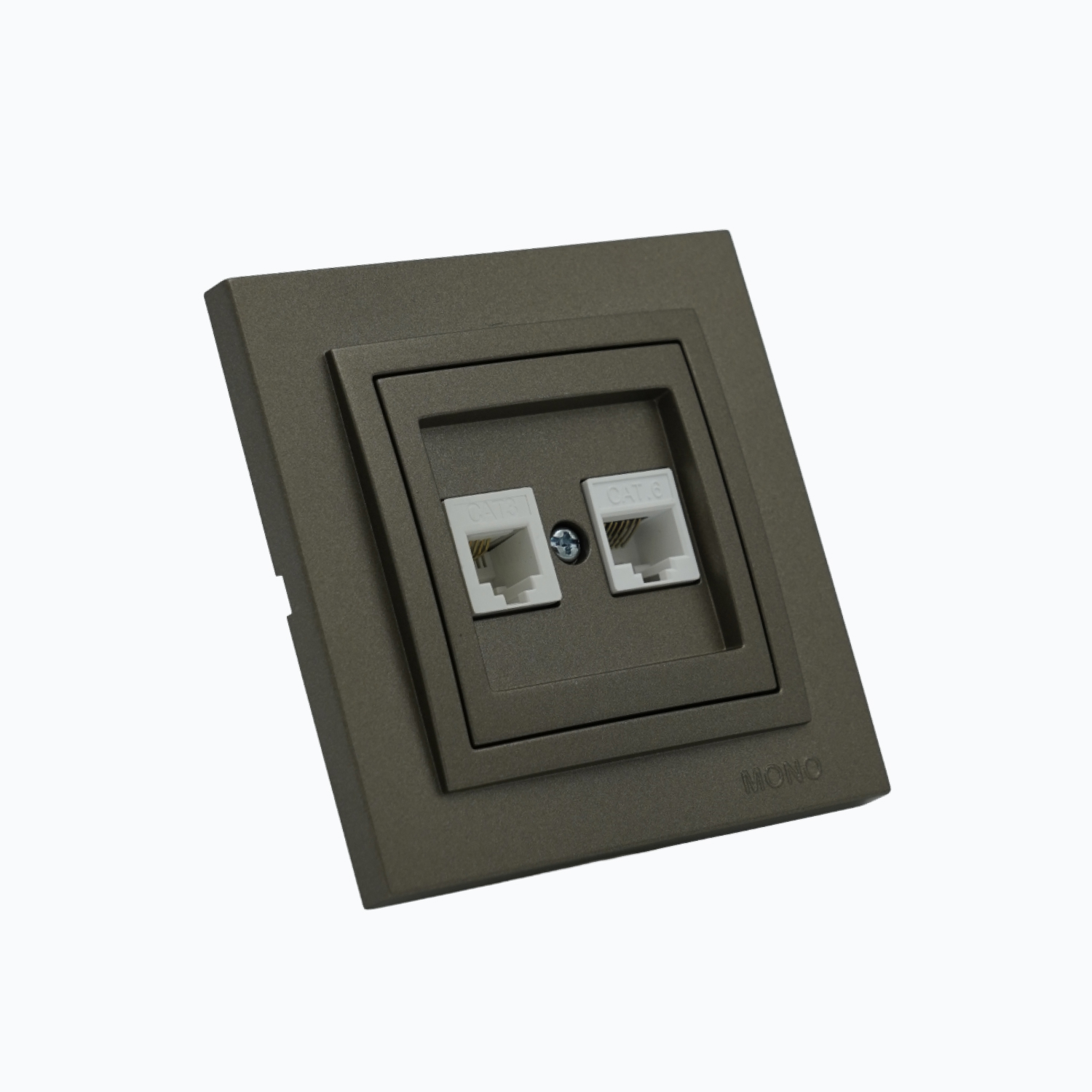 Computer + Telephone socket (RJ45 Cat 6 + RJ45 Cat 3)