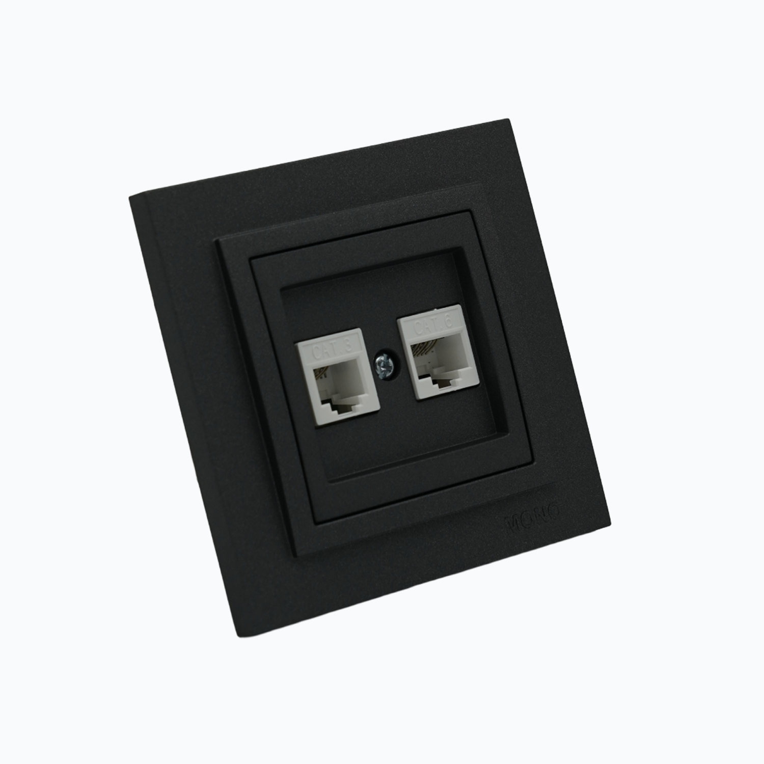 Computer + Telephone socket (RJ45 Cat 6 + RJ45 Cat 3)
