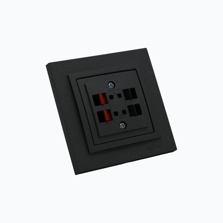 Hi-Fi socket outlet — 2 inputs