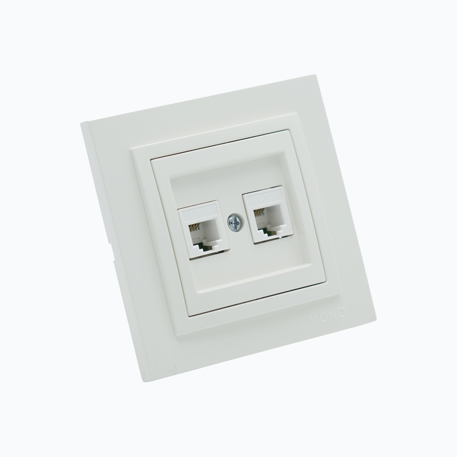 Розетка Телефонная двойная  (2xRj45 Cat 3)