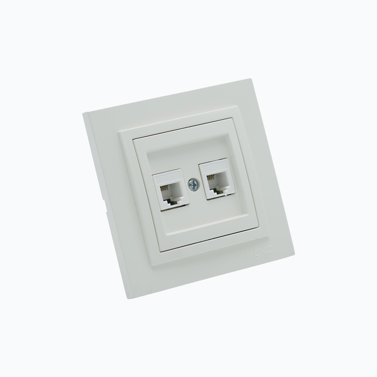 Double telephone socket  (2xRj45 Cat 3)
