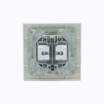 Double telephone socket  (2xRj45 Cat 3)