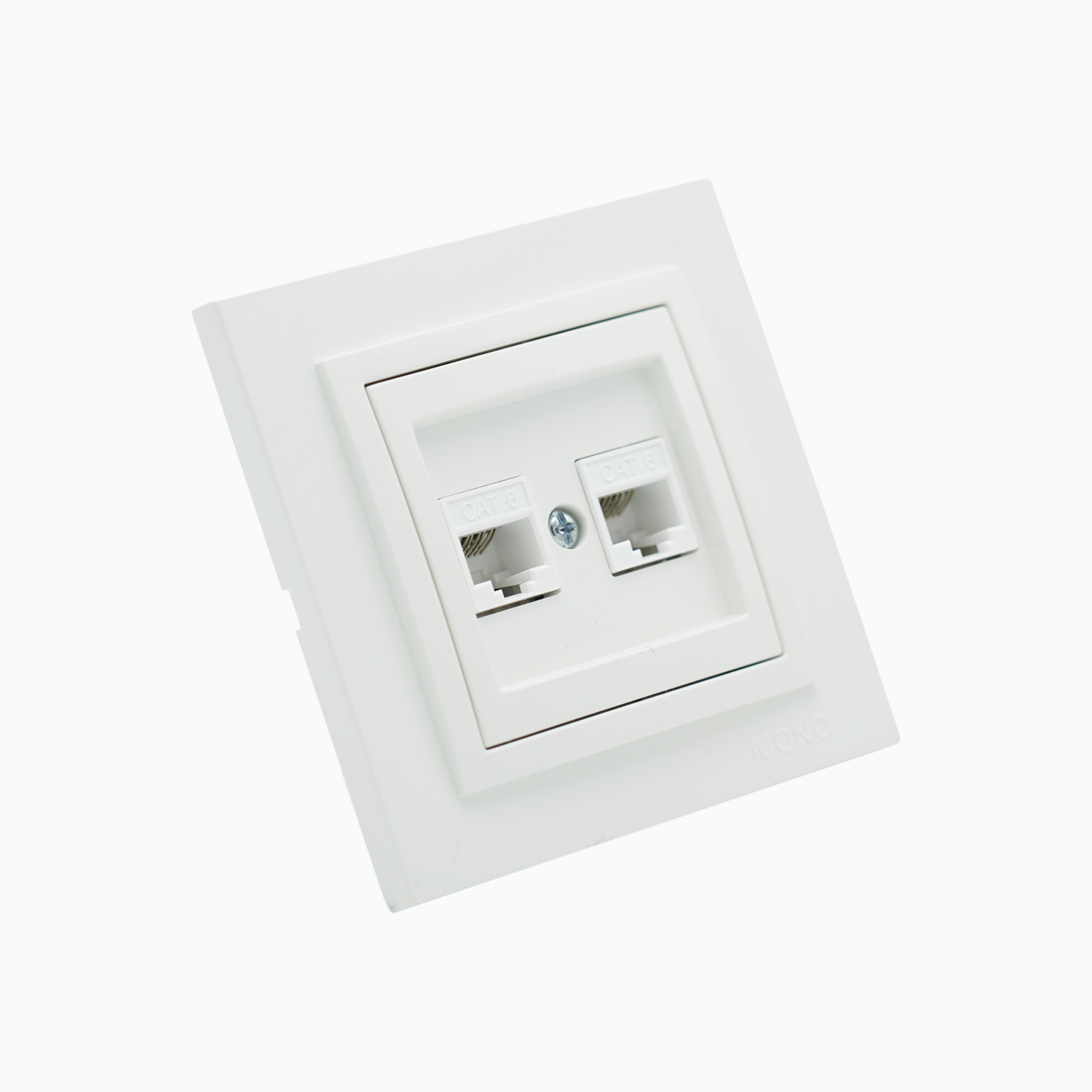 Ikki portli kompyuter rozetkasi  (2xRj45 Cat 6)