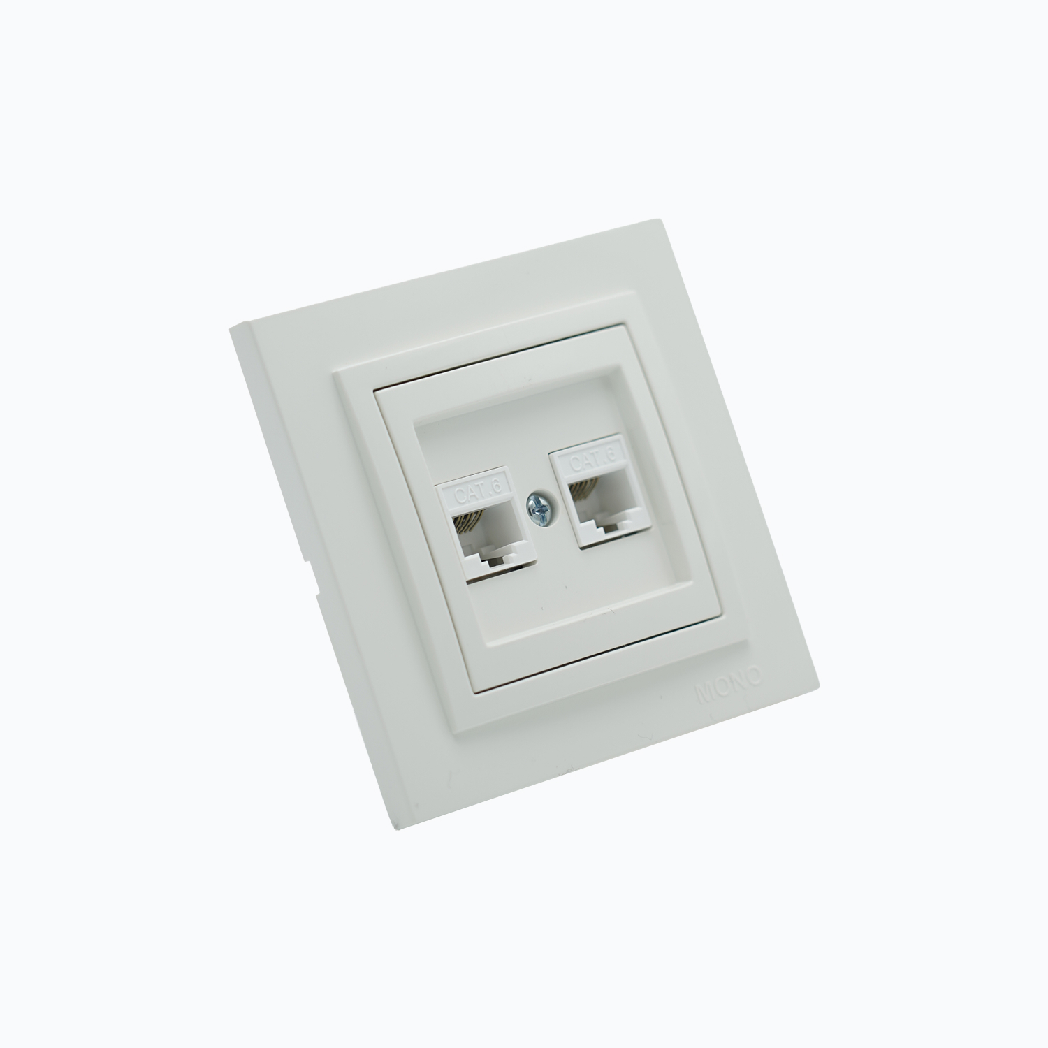 Double computer socket  (2xRj45 Cat 6)