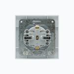 Розетка с заземлением и защитными  шторками 16A, 250 V